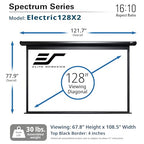 Elite Screens Electric128X Motorized Projector Screen