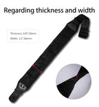 rockyou Padded Neoprene Guitar Strap with Pick Holder