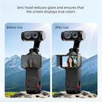 Yiran Aluminum Alloy Screen Hood for Insta360 Luna Ultra