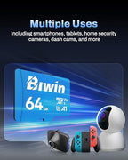 BIWIN MS100 V30 UHS-I microSDXC Memory Card