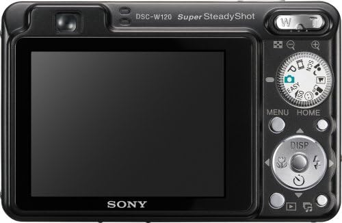 Sony DSCW120/B 7.2MP Digital Camera 4x Zoom