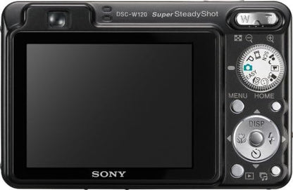 Sony DSCW120/B 7.2MP Digital Camera 4x Zoom