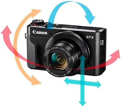 Canon 1066C002 PowerShot G7 X Mark II Digital Camera - Black