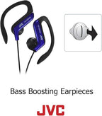 JVC HAEBR80R Sports Clip Headphones Red