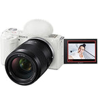 Sony E20SNILCZVE10 Vlog Camera 35mm Lens Bundle