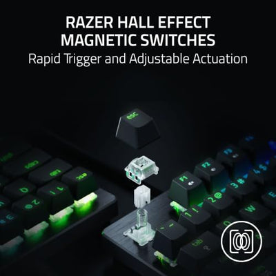 Razer Huntsman V3 HE Magnetic 65% Wired Gaming Keyboard