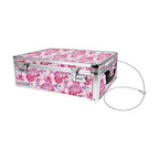 Vaultz VZ03806 Lock Box - 6.5 x 23 x 13.5 Pink Storage Trunk