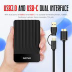 YOTUO 1TB Portable External Hard Drive with USB-C