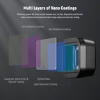Neewer 10101308 1.33x Anamorphic Lens for GoPro