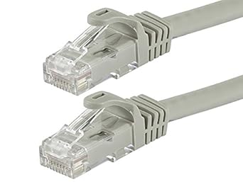 Monoprice 111286 Cat5e 25ft Gray Ethernet Patch Cable