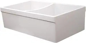 Misc Quatro Reversible Fireclay Sink Double Bowl — main product image