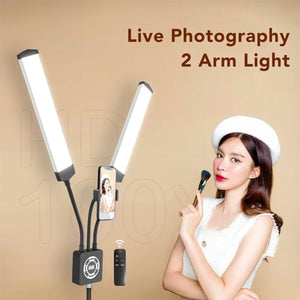 Yosoo Health Gear 40W Dual-Arm Foldable LED Fill Light