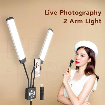 Yosoo Health Gear 40W Dual-Arm Foldable LED Fill Light