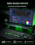 GravaStar Mercury K98 Pro Wireless Mechanical Gaming Keyboard