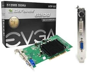 EVGA 843368008734 Geforce 6200 512MB AGP Graphics Card — main product image