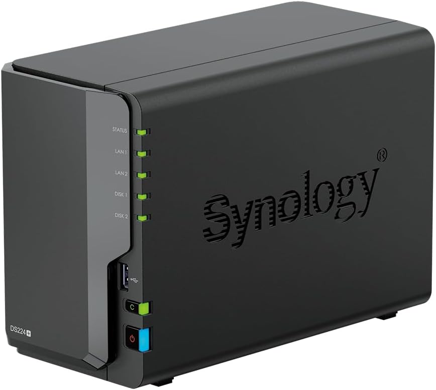 Synology DS224+ DiskStation 16TB NAS Server