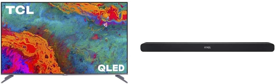 TCL 75S535 75-Inch 4K UHD QLED Roku TV & Sound Bar