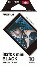 Fujifilm 4332021091 Instax Mini Film Bundle - Monochrome & Black Frame