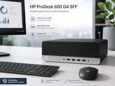 HP ProDesk 600 G4 SFF Renewed Business Desktop