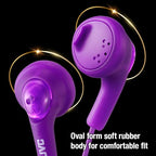 JVC HAF160V Gumy Violet In-Ear Headphones