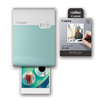 Canon 4110C014 SELPHY Square QX10 Photo Printer Green Bundle