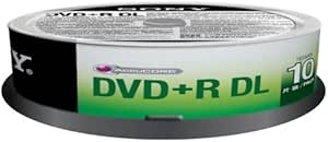 Sony 558L017 DVD+R 8.5GB 16X Double Layer - 10 Pack