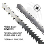 Spyder 300065 12PC Jigsaw Blade Set Wood Metal