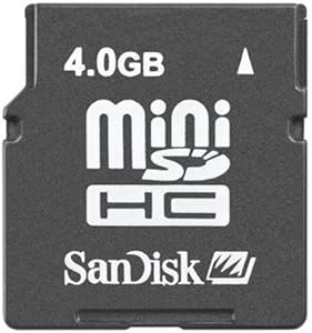 SanDisk 4GB MINI SDHC Memory Card — main product image