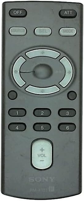 Sony SONY RMX151-BK-N-UK Car Stereo Remote Control