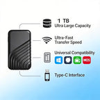 Generic Personalized 1TB Portable USB-C External SSD