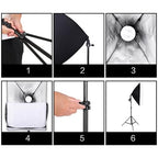XJPWZER Photo Studio LED Softbox & Umbrella Lighting Kit