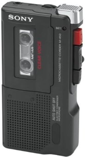 Sony M-450 MicroCassette Recorder Refurbished Renewed