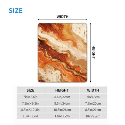 Lyngora Copper Gold Marble Non-Slip Gaming Mouse Pad