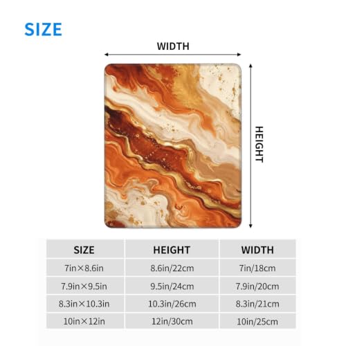 Lyngora Copper Gold Marble Non-Slip Gaming Mouse Pad — main product image