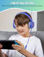 New Bee Kids Headphones with Volume-Limiting Switch
