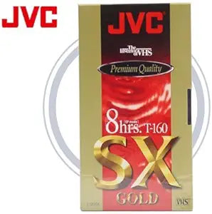 JVC T160SXBSW3 160-Minute VHS Tapes 3-Pack