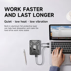 Kfwfuaee 1TB Portable External Hard Drive with Type-C