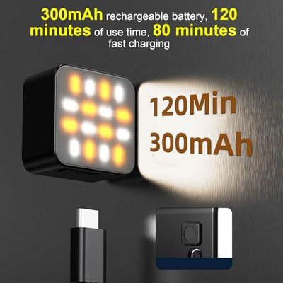 BSTiltion 16-LED Portable Vlog Fill Light for Pocket 3
