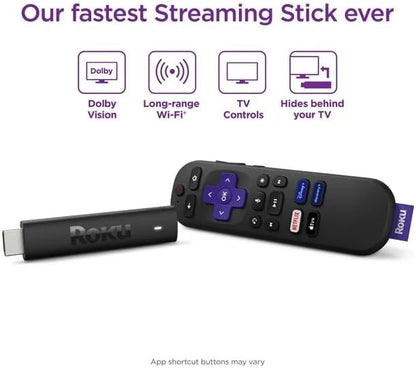 Roku Streaming Stick 4K HDR Dolby Vision Player