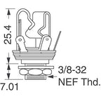 Switchcraft Type 12B Stereo Input Jack 1/4