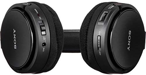 Sony MDR-RF912RKCR Wireless TV Headphones Noise Reduction Renewed