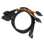 ST-JY SlimSAS SFF-8654 8i to Dual U.2 NVMe Cable