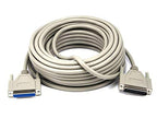 Monoprice 101596 DB25 M/F Molded Cable - 50 Feet White