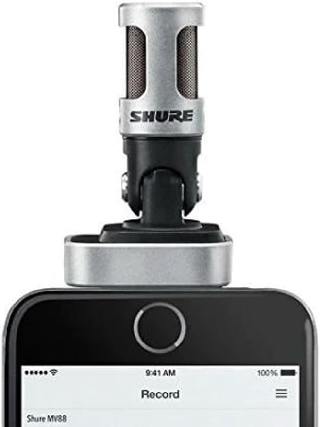 Shure MV88/A Portable iOS Lightning Microphone Condenser