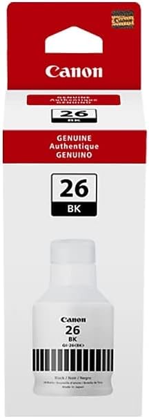 Canon 4409C001 GI-26 Black Ink Bottle - Supertank Printers