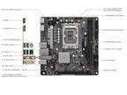 ASRock H610M/AC Motherboard LGA1700 13th/12th Gen Intel