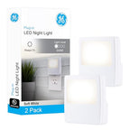 GE 11311 White Always-On LED Night Light 2 Pack