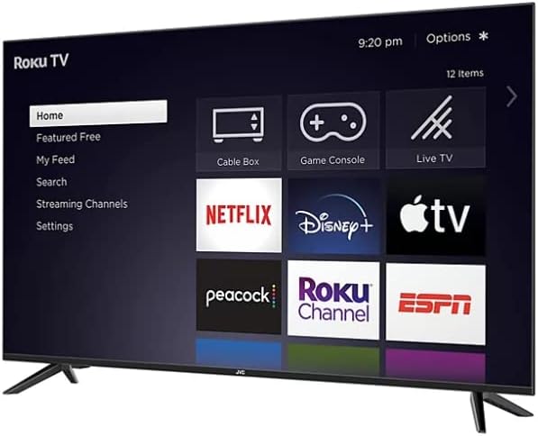 JVC LT-50MAW625 50-Inch 4K UHD Roku Smart TV (Renewed)