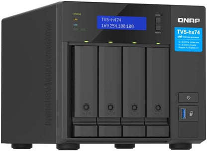 QNAP TVS-h474-PT-8G-US 4-Bay 2.5GbE Desktop NAS