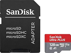 SanDisk Ultra Plus 128GB microSDXC UHS-I Card